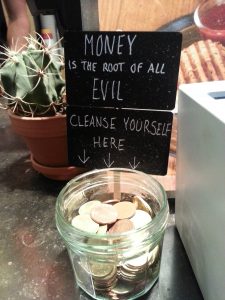 Money is the root of all evil - Cleanse yourself here