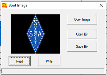 SSA logo som boot image